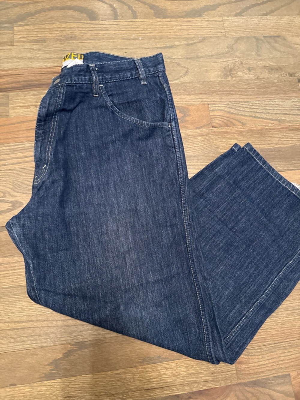 VINTAGE LEVIS SILVERTAB Men's Dark Blue Oversized Fit Jeans